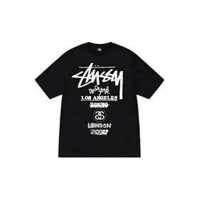 Stu mosquito coil print slim round neck short sleeve T-shirt(33 styles)-1873